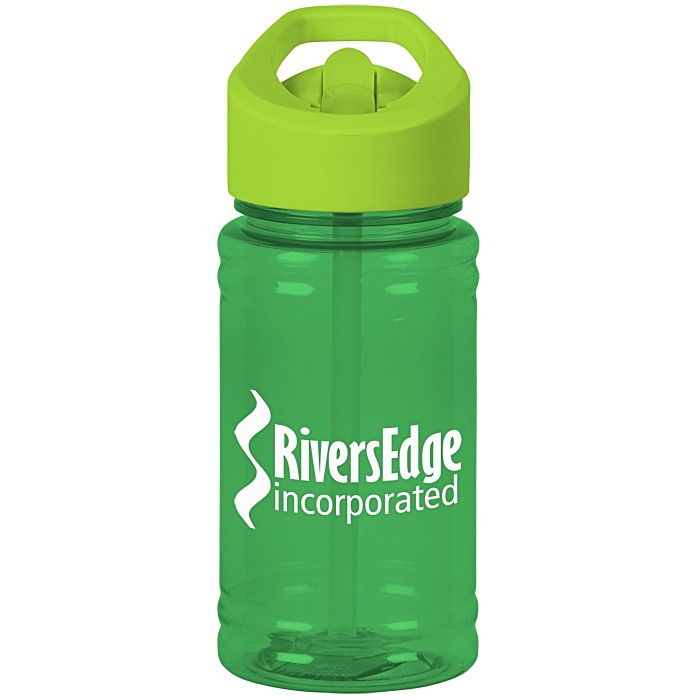 Custom Breaker Bottle with Flip Straw Lid - 16 oz