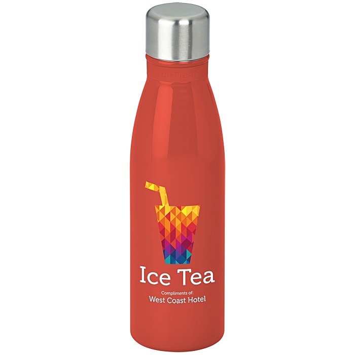 Custom Refresh Mayon Vacuum Bottle - 18 oz - Full Colour