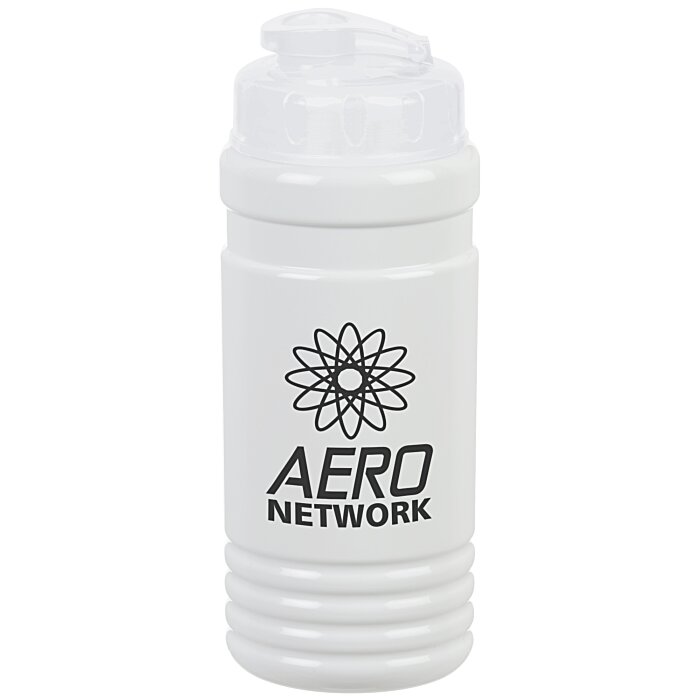 Custom Big Grip Bottle with Flip Drink Lid - 20 oz