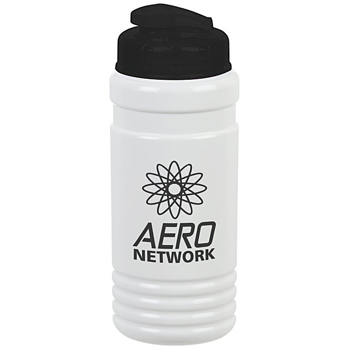 Custom Big Grip Bottle with Flip Drink Lid - 20 oz