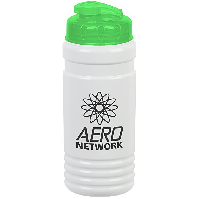 Custom Big Grip Bottle with Flip Drink Lid - 20 oz