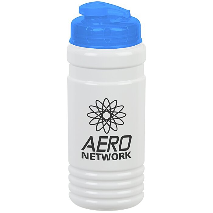 Custom Big Grip Bottle with Flip Drink Lid - 20 oz