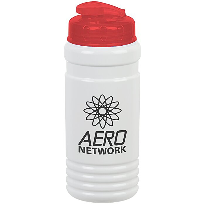 Custom Big Grip Bottle with Flip Drink Lid - 20 oz