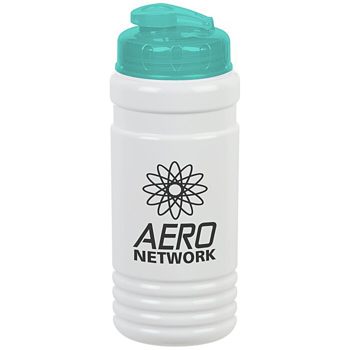 Custom Big Grip Bottle with Flip Drink Lid - 20 oz