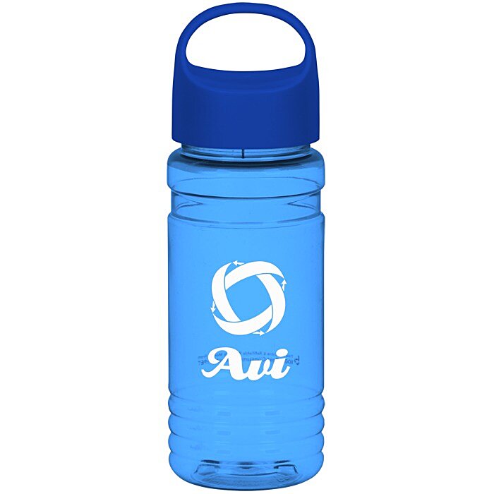 Custom Big Grip Bottle with Oval Crest Lid - 20 oz
