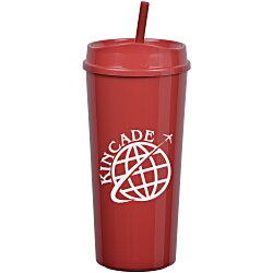 Custom Roadmaster Tumbler with Straw - 18 oz - Black Interior