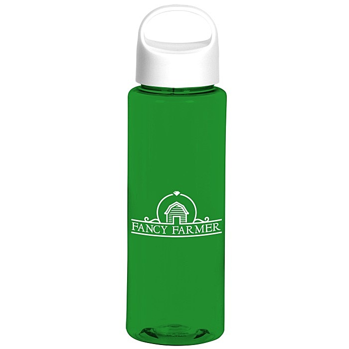 Custom Guzzler Sport Bottle with Oval Crest Lid - 32 oz