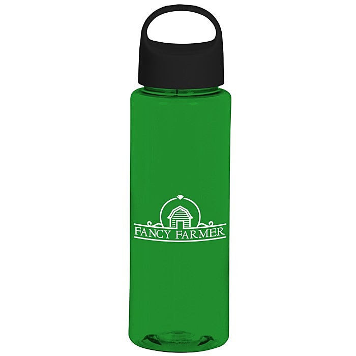 Custom Guzzler Sport Bottle with Oval Crest Lid - 32 oz