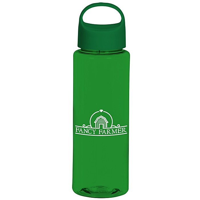 Custom Guzzler Sport Bottle with Oval Crest Lid - 32 oz