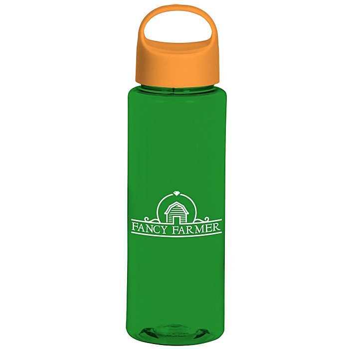 Custom Guzzler Sport Bottle with Oval Crest Lid - 32 oz