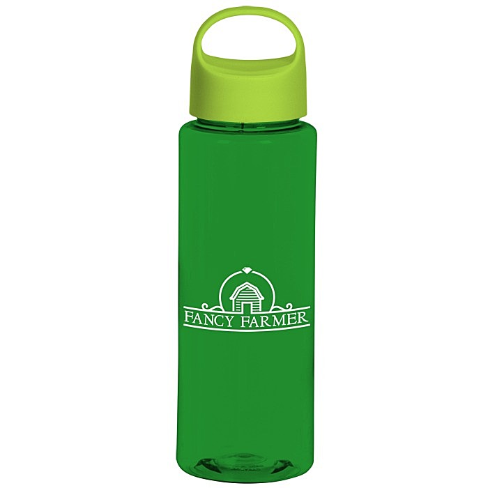 Custom Guzzler Sport Bottle with Oval Crest Lid - 32 oz