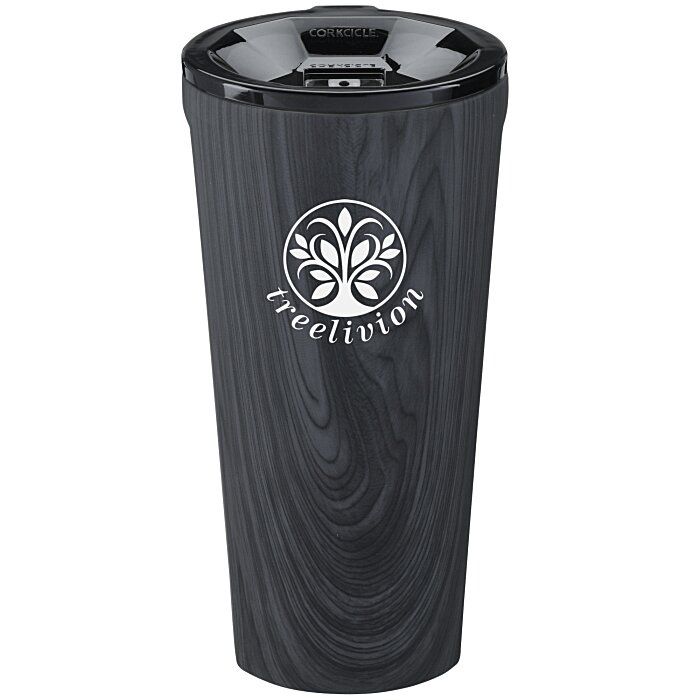 Custom Corkcicle Vacuum Tumbler - 16 oz - Wood