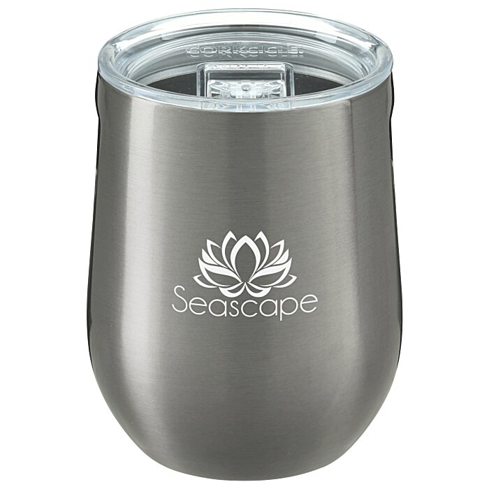 Custom Corkcicle Stemless Wine Cup - 12 oz