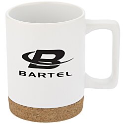 Custom Bates Coffee Mug with Cork Base - 14 oz