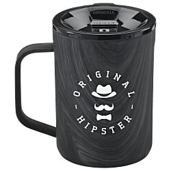 Custom Corkcicle Coffee Mug - 16 oz - Wood