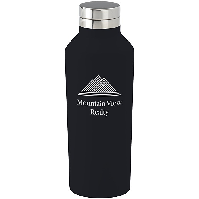 Custom h2go Manhattan Vacuum Bottle - 17 oz - Laser Engraved