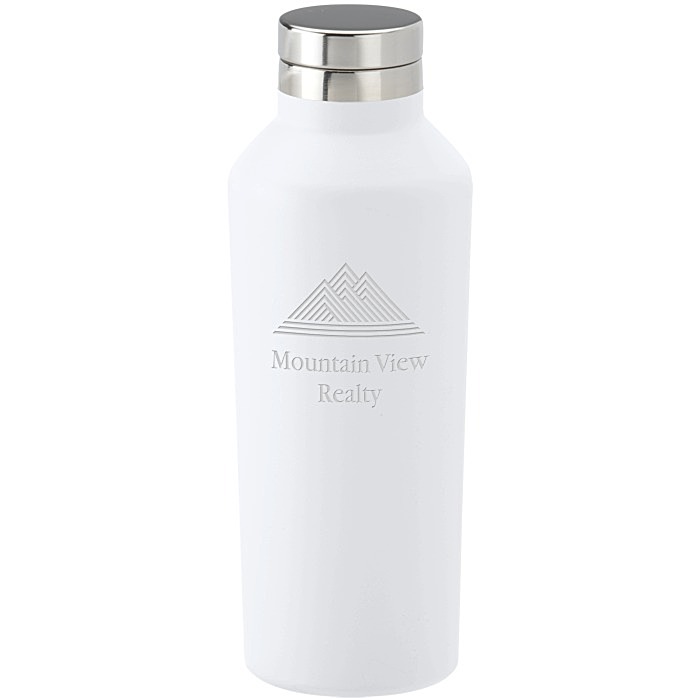 Custom h2go Manhattan Vacuum Bottle - 17 oz - Laser Engraved