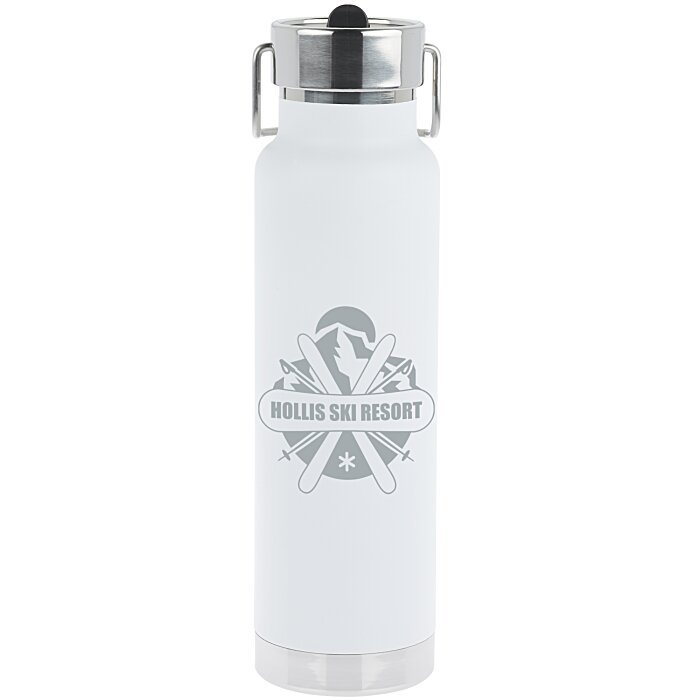 Custom Thor Vacuum Bottle with Straw Lid - 24 oz