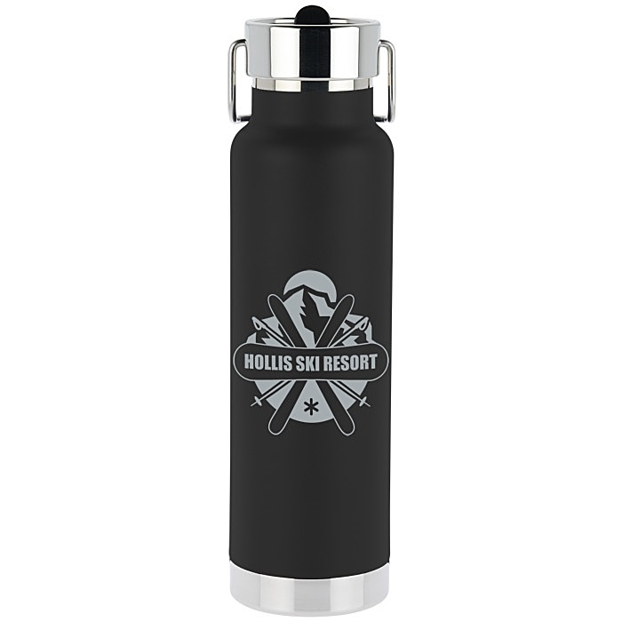 Custom Thor Vacuum Bottle with Straw Lid - 24 oz