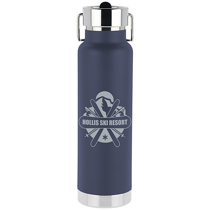 Custom Thor Vacuum Bottle with Straw Lid - 24 oz