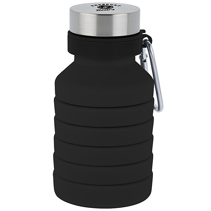 Custom Zigoo Silicone Collapsible Bottle - 18 oz