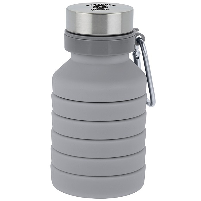 Custom Zigoo Silicone Collapsible Bottle - 18 oz
