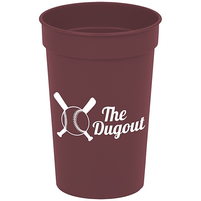 Custom Earthtone Stadium Cup - 17 oz