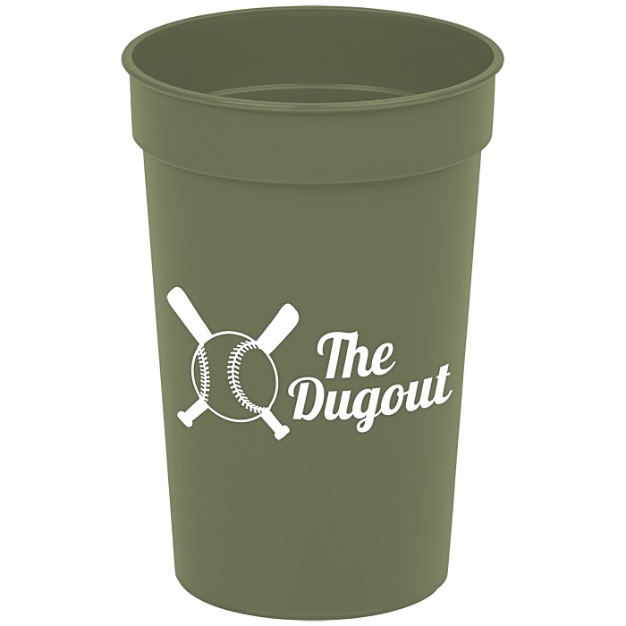 Custom Earthtone Stadium Cup - 17 oz