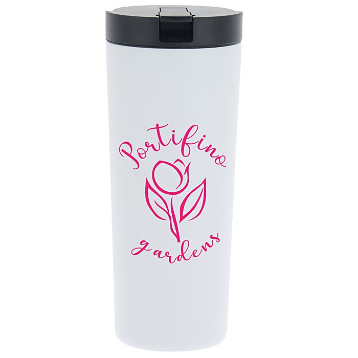 Custom Thor Vacuum Tumbler with Flip Up Straw Lid - 24 oz.
