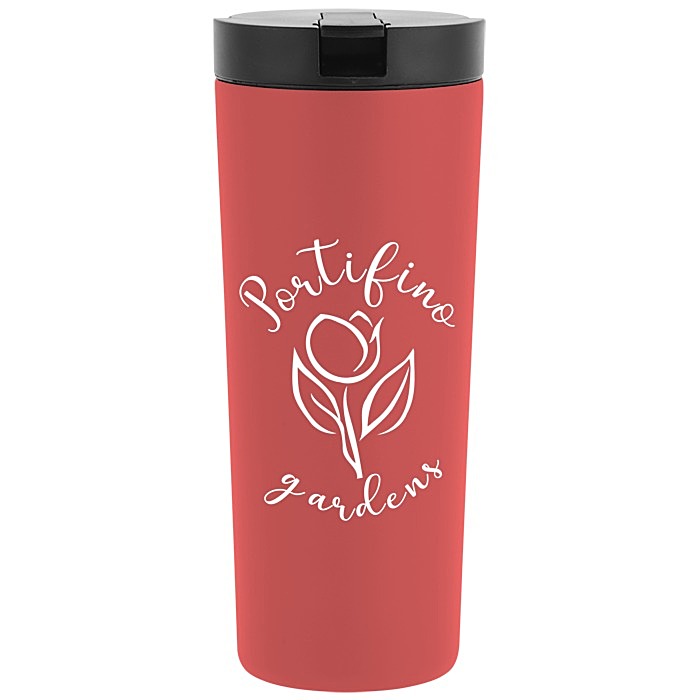 Custom Thor Vacuum Tumbler with Flip Up Straw Lid - 24 oz.