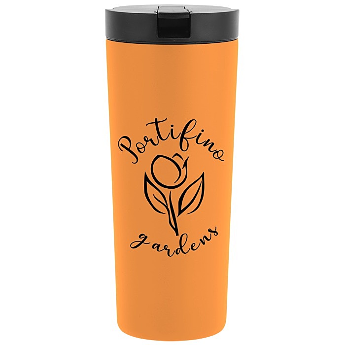 Custom Thor Vacuum Tumbler with Flip Up Straw Lid - 24 oz.