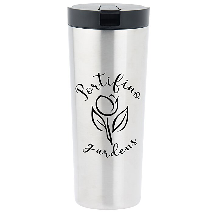 Custom Thor Vacuum Tumbler with Flip Up Straw Lid - 24 oz.