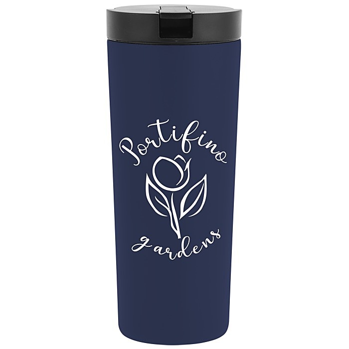 Custom Thor Vacuum Tumbler with Flip Up Straw Lid - 24 oz.