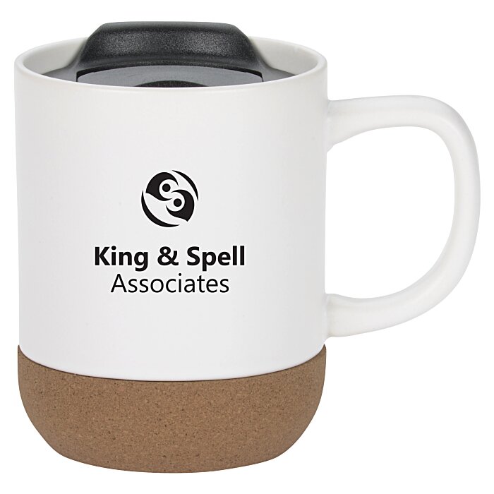 Custom Evora Coffee Mug with Cork Base - 11 ounces