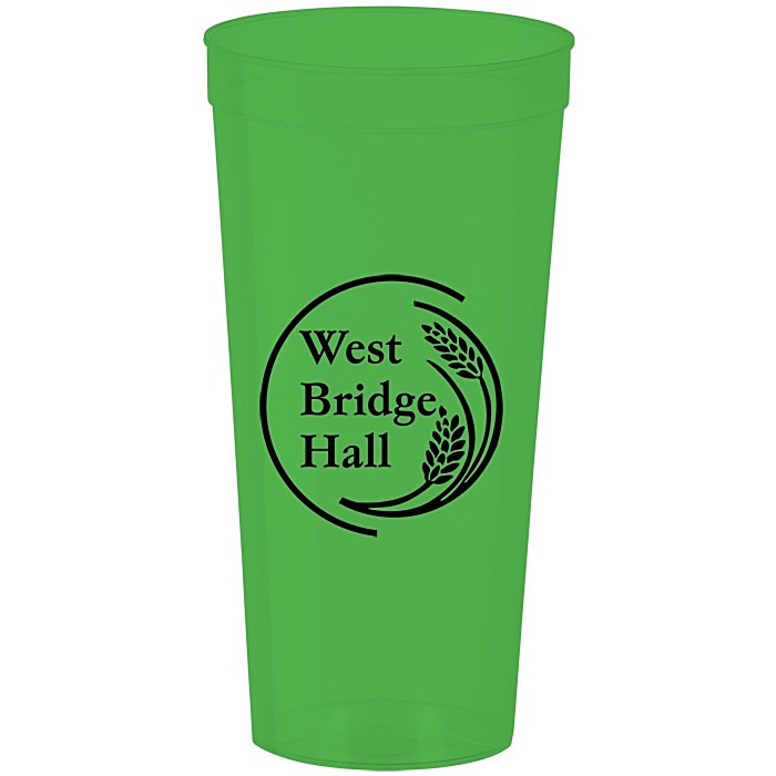 Custom Translucent Stadium Cup - 24 oz.