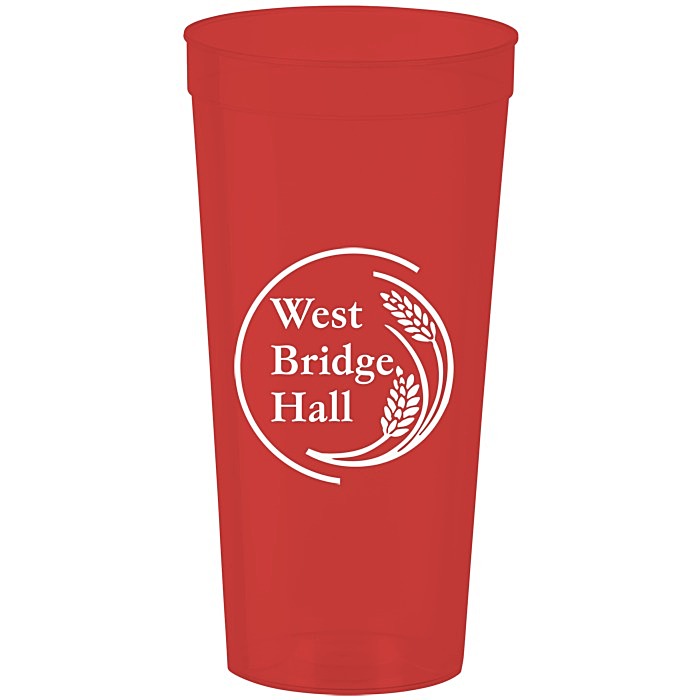 Custom Translucent Stadium Cup - 24 oz.