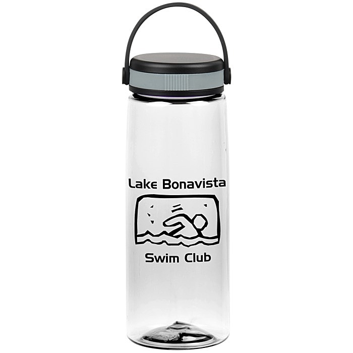 Custom Flair Bottle with Loop Carry Lid - 26 oz