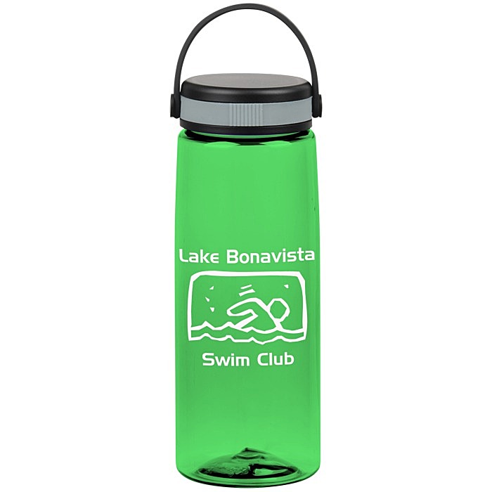 Custom Flair Bottle with Loop Carry Lid - 26 oz