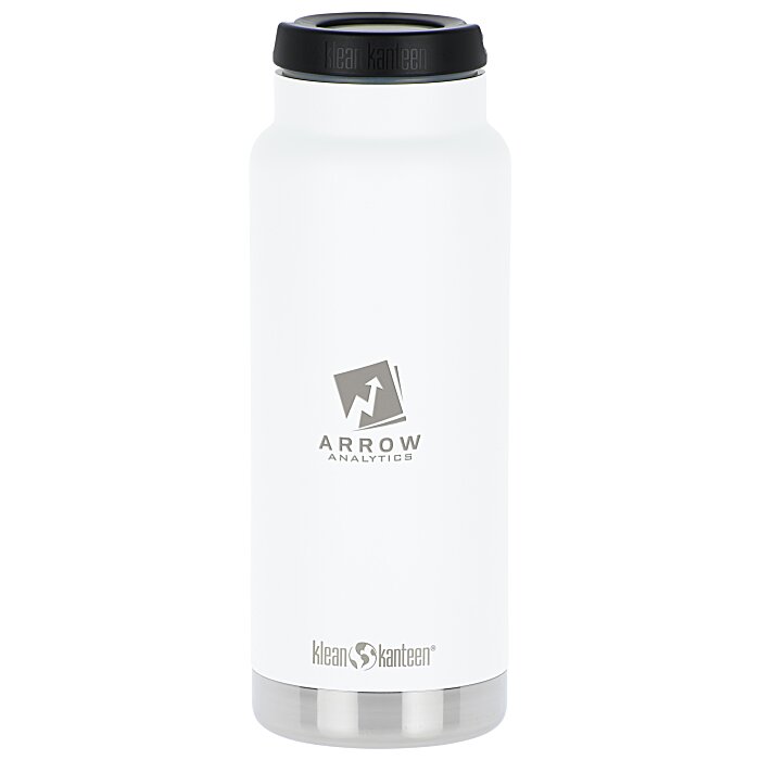 Custom Klean Kanteen TKWide Vacuum Bottle - 32 oz - Laser Engraved
