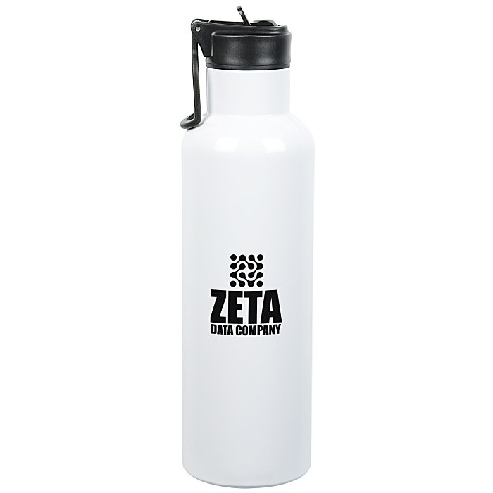 Custom Balsam Vacuum Bottle with Flip Straw Lid - 25 oz