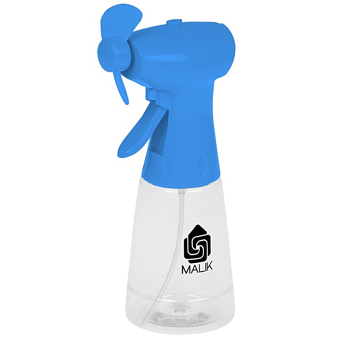 Custom Stay Cool Spray Bottle & Fan