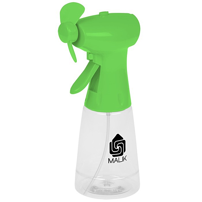 Custom Stay Cool Spray Bottle & Fan