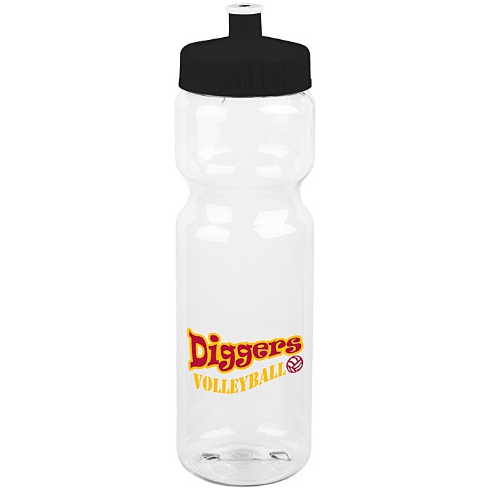 Custom Clear Impact Olympian Bottle - 28 oz - Full Colour