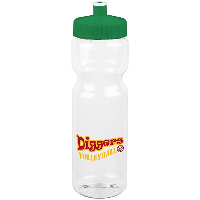 Custom Clear Impact Olympian Bottle - 28 oz - Full Colour