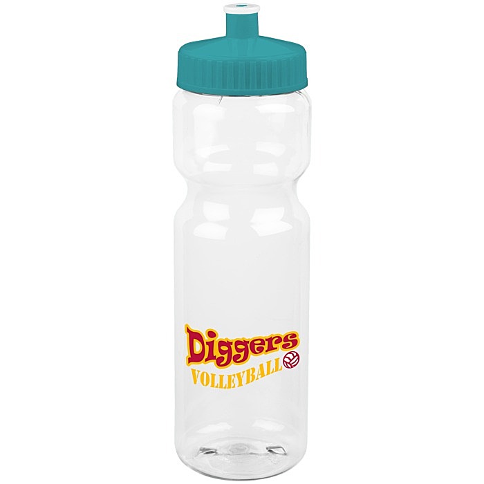 Custom Clear Impact Olympian Bottle - 28 oz - Full Colour