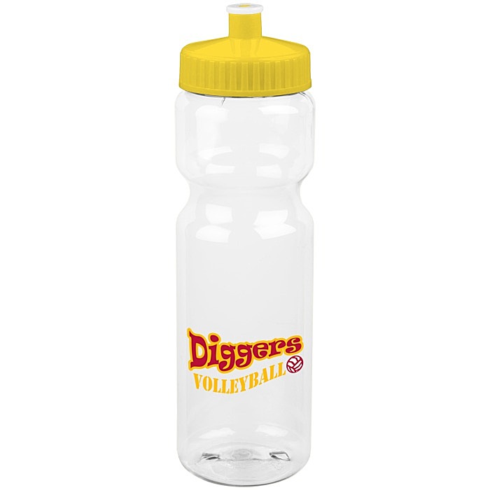 Custom Clear Impact Olympian Bottle - 28 oz - Full Colour