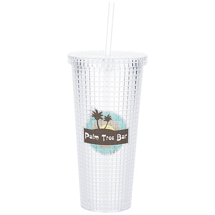 Custom Hip to be Square Tumbler with Straw - 20 oz