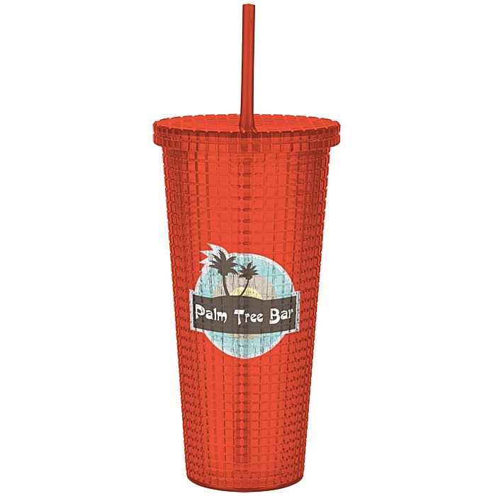 Custom Hip to be Square Tumbler with Straw - 20 oz