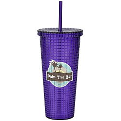 Custom Hip to be Square Tumbler with Straw - 20 oz