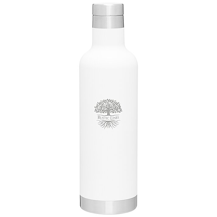 Custom Noir Vacuum Bottle - 25 oz - Laser Engraved